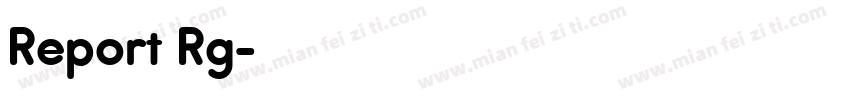 Report Rg字体转换
